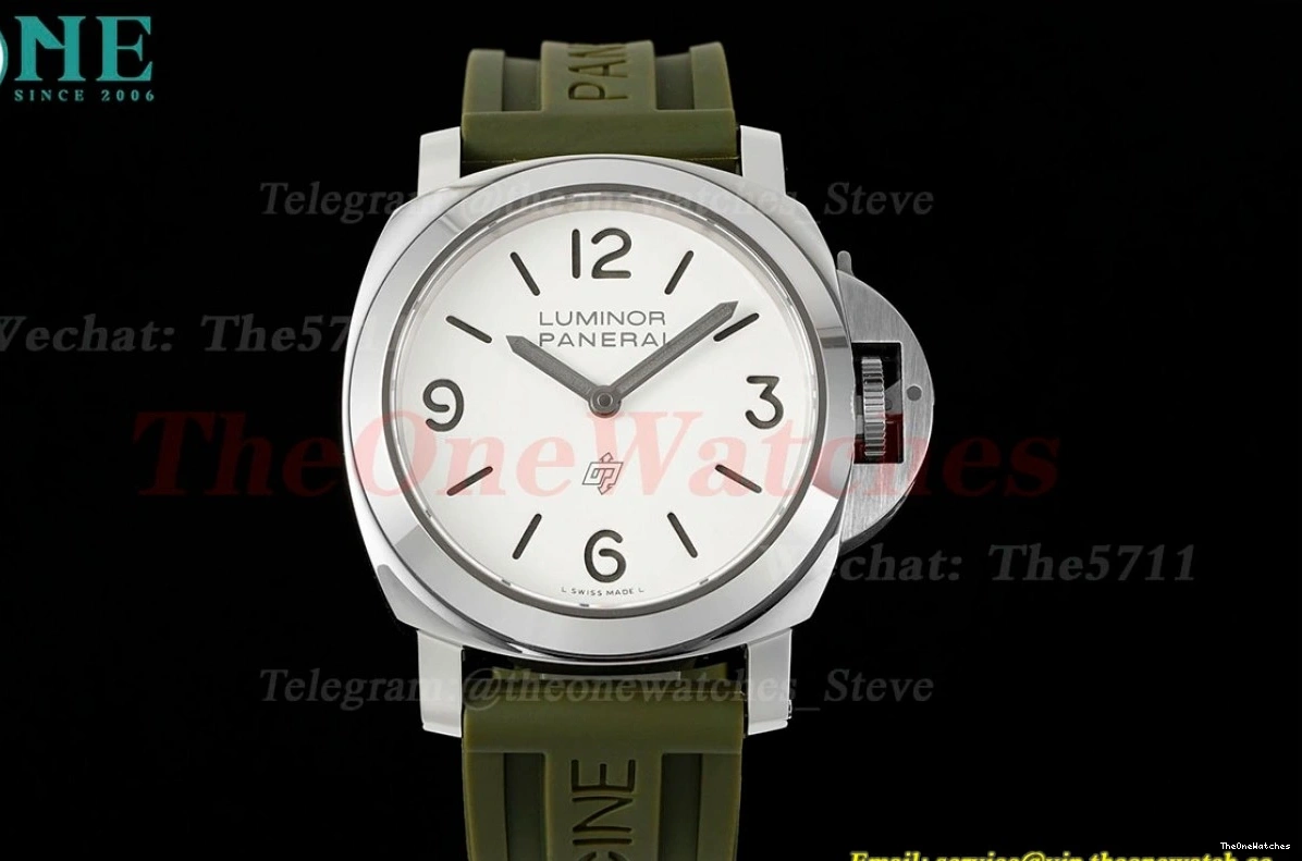 Pam1087 RU Dial A6497 44mm Luminor SS White HWF 1209